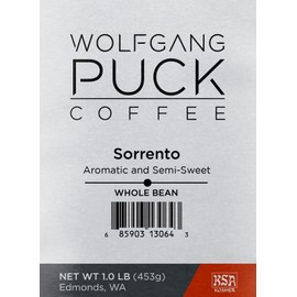 Wolfgang Puck Coffee, Sorrento, Whole Bean Coffee, 1-Pound