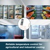 SDRZJX Refrigeration Thermostat Temperature Controller from -30°F to 90°F Capillary