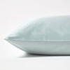 HOMESCAPES Blue Organic Cotton Euro Size Pillowcase 40 x 40