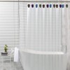 Skull Shower Curtain Hooks Set of 12, Rust-Resistant Stainless Steel