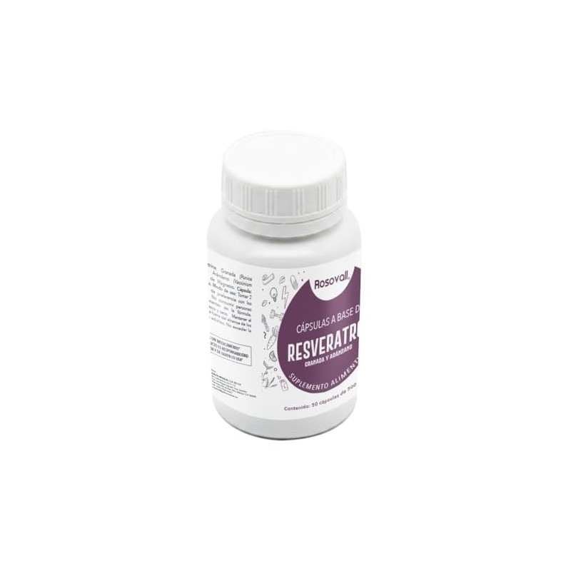 Resveratrol Duo Pack, Cápsulas de 500 mg, 50 Cápsulas por
