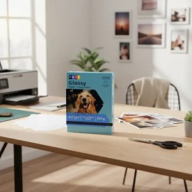 5 Paq Papel Fotográfico Glossy Carta 220gr 100 Hojas Yoyo                                                                                             