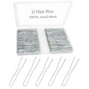 330 Count U Shaped Silver Hair Pins for Buns, YINGFENG