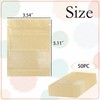 50Pack 3.54x5.1inch Small Resealable Coin Envelopes Bags with Clear Window