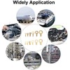 150 Piece Ring Terminal Set, JatilEr Ring Cable Lug Set,