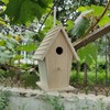 8.5" Wood Birdhouse by Make Market - Unfinished Birdhouse Made