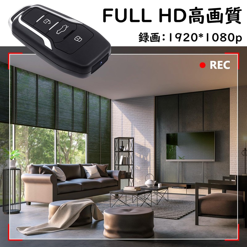 WANGJH-JP Small Camera, 1080P Image Quality, Motion Detection, Date and