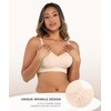Seamless Women Bra, Comfortable Everyday Bra with Adjustable Straps, Skin,