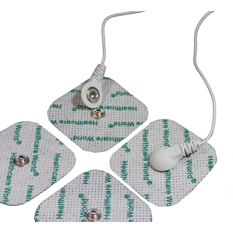 TENS Electrode Combo Pack Compatible with TENS and EMS Machines