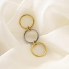 AllenCOCO 14K Gold Plated Stackable Rings, 3 Ring Set with