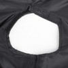 TRIXES Black Full Length Cape Unisex Professional Hairdressers Gown for