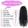 FFDDear 8 Packs Curly Faux Locs Crochet Hair 12 Inch