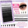Kit De Extensiones De Pestañas De Alta Capacidad,1274 Pcs