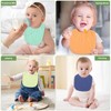 Jortmrd Pack of 8 Neckerchief Baby Adjustable Bibs Baby Cotton