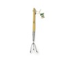 Greenman Long Ash Handled (25") Cultivator Lawn Tiller Stainless Steel