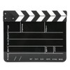 30x25CM Acrylic Clapperboard Professional Movie Film Action Clap Director Photography