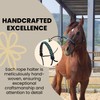 horzmetnex Rope Halters for Horses,Horse Rope Training Halter,Braided with Vibrant