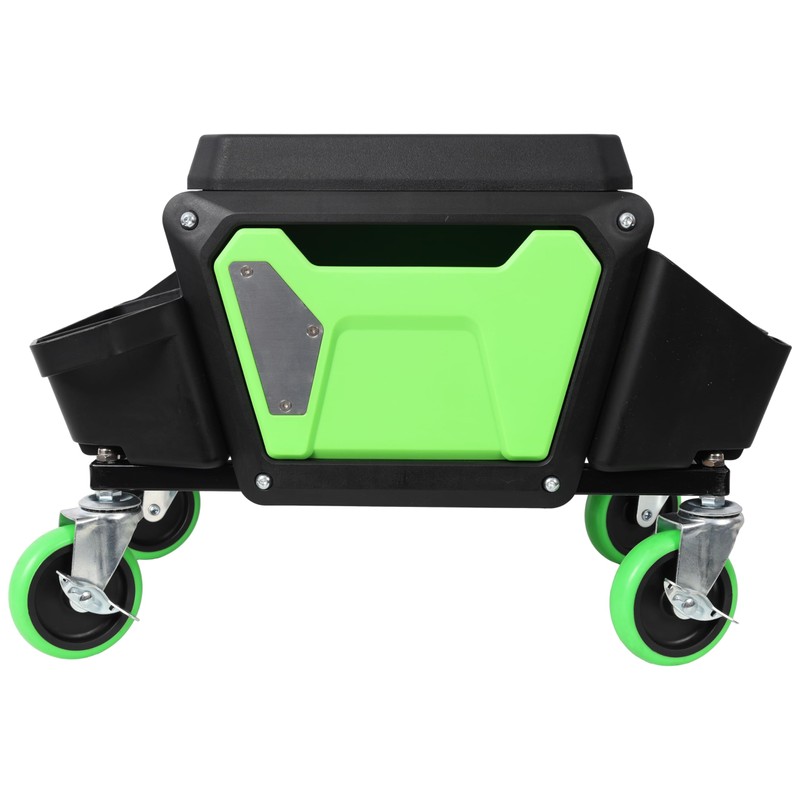 Heavy Duty Mechanic Stool with 330lbs Load Capability, Garage Stool