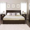 Prepac King Flat Panel Headboard in Espresso