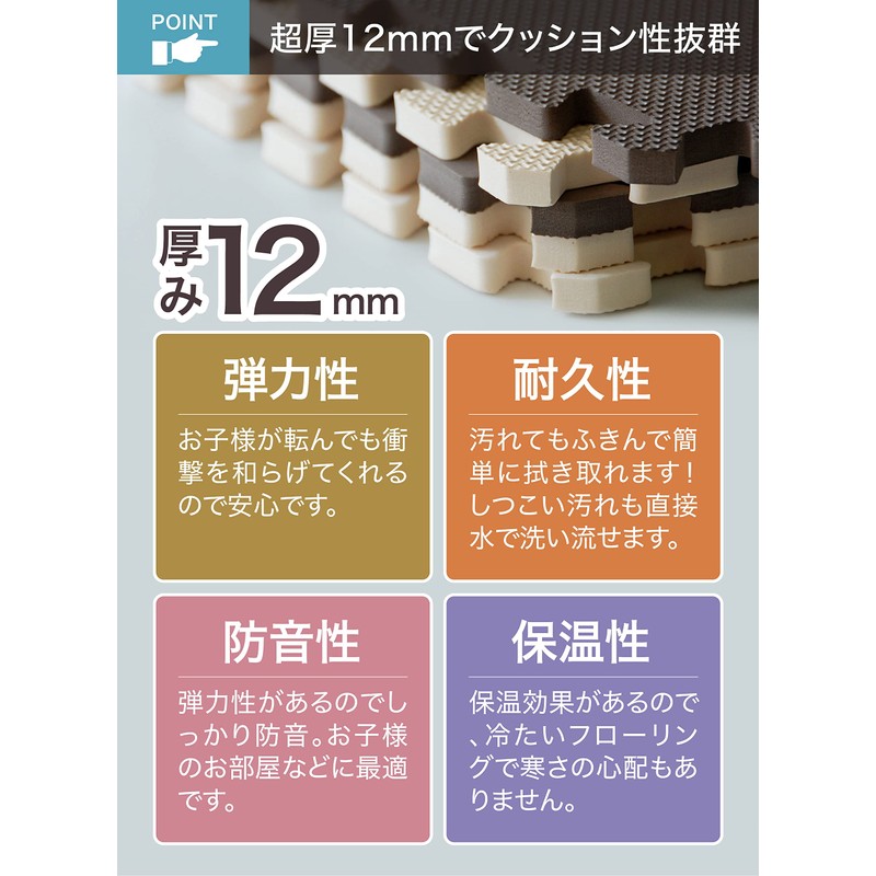 CB Japan JOINTMAT Joint Mat, Soundproof, Shock Absorption, Green x