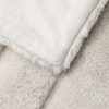 Cozy Bliss Luxury Super Soft Striped Faux Fur Throw Blanket