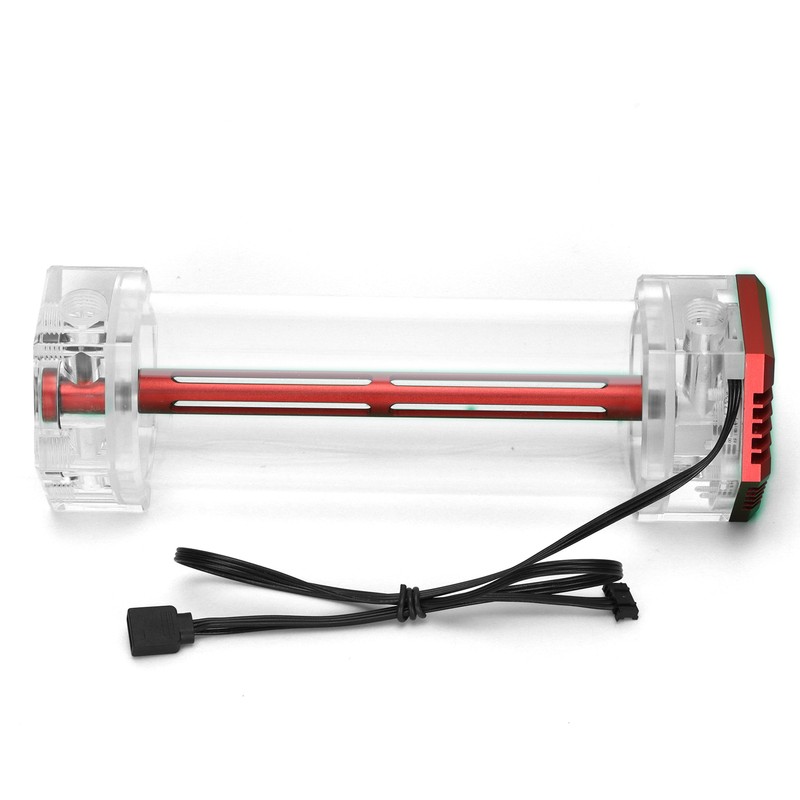 Water Cooling Tank Symphony RGB Lighting Effect Transparent Hex Computer