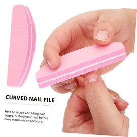 OHPHCALL 20pcs Nail Files Dual-sided Nail for Manicure Pedicure High Elasticity Sponge Buffer Blocks for for Professionals Beginners
