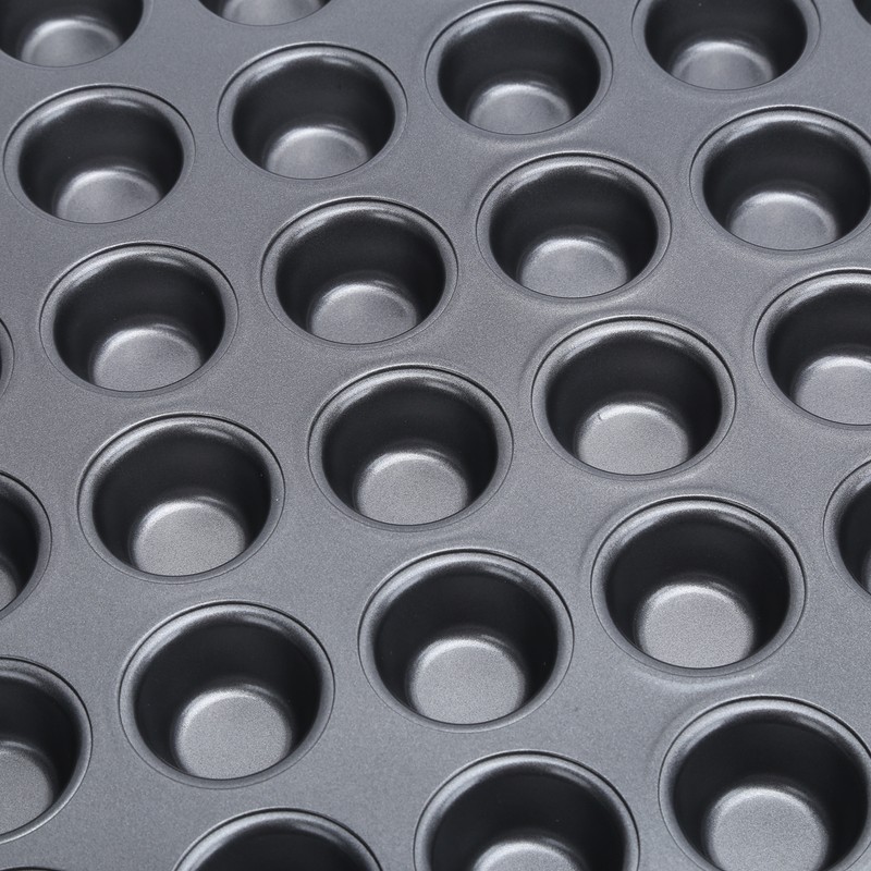 48Cup NonStick Mini Round Cupcake Pan Tray Baking Mould Bakeware