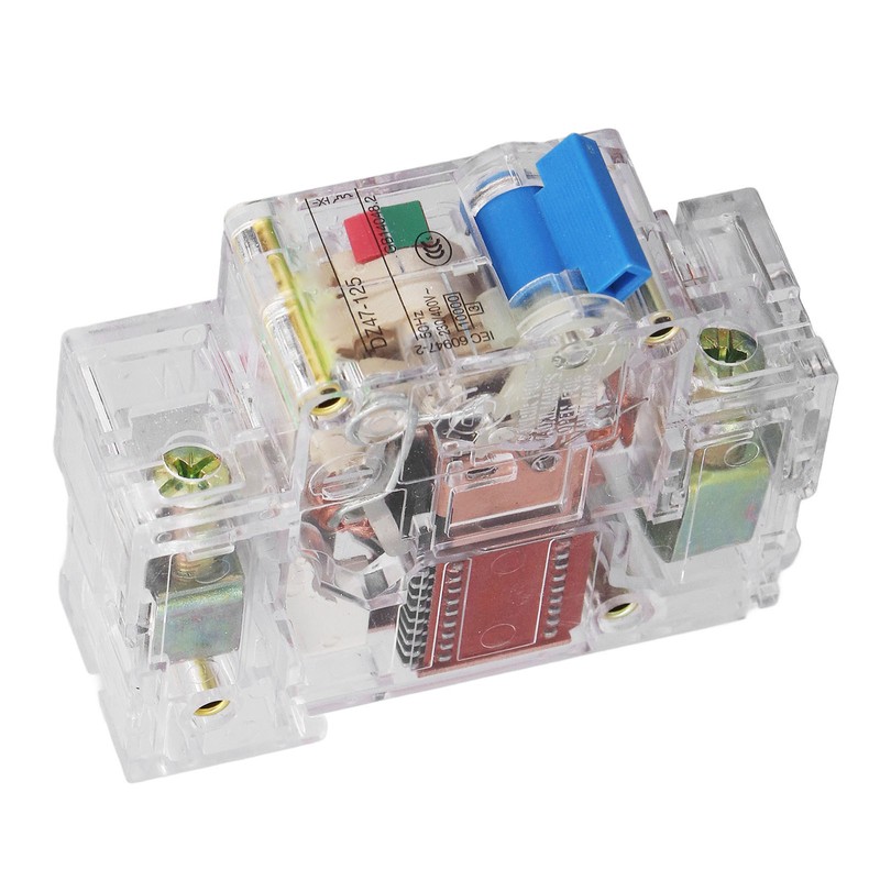Circuit Breaker Transparent 1P Sensitive Operation ABS Circuit Breaker 230V