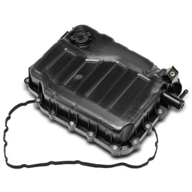 A-Premium Transmission Oil Pan with Drain Plug & Gasket Compatible with Jeep Compass Patriot 2014-2017 & Dodge Dart 2013-2016, 2.0L 2.4L, Replace # 68192623AA