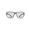 REKS Unbreakable WRAP AROUND Sunglasses, Grey Frame, Photochromic Smoke Lens