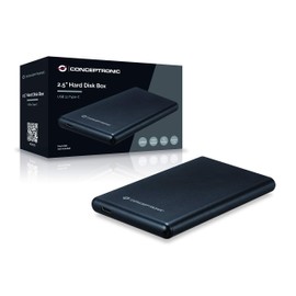 Conceptronic Hard Drive Enclosure 2.5" USB 3.1 Type-C