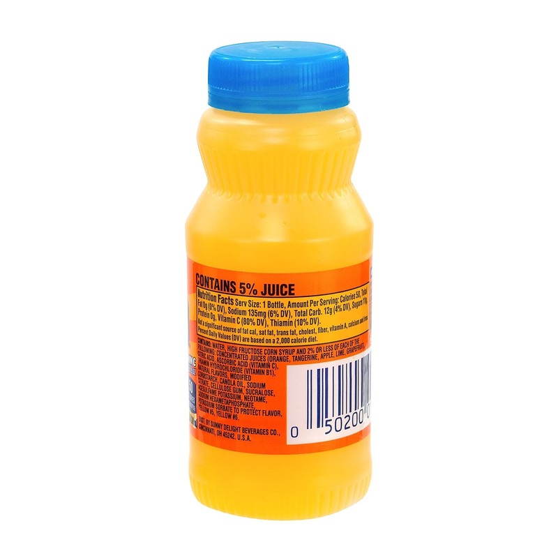 Sunny Delight Tangy Original Orange Flavored Citrus Punch, 6.75 oz.,
