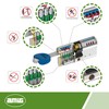 amig Modelo 20000 Safety Cylinder, Matt Chrome, 90cm (40-50 CADA