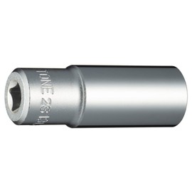 Tone HP2S-13L Deep Socket (6 Angles) Drive Angle 0.25 inch (6.35 mm) (1/4 mm), Double Side Width 0.5 inches (13 mm)