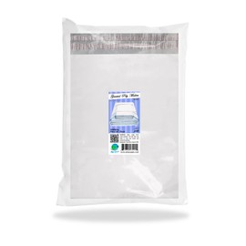 Amiff Gusseted Large Poly Mailers 20x24x4 Size. Pack of 50 White Poly Shipping Bags for Clothing 20 x 24 x 4 Polyethylene Flat Poly Mailer Bag 2.4 Mil Expansion Poly Mailers Bags, Mailing Bags