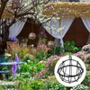 Fat Ball Holder, Pack of 4 Bird Feeder, Metal Fat