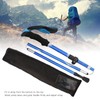 Collapsible Lightweight Aluminum Pole Hiking Stick Cane for Trekking Mountaineering