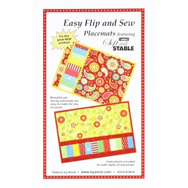 By Annie PBA208 Easy Flip & Sew Placemats