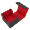 Card Storage Box Multipurpose Large Capacity Flip Side Insert PU