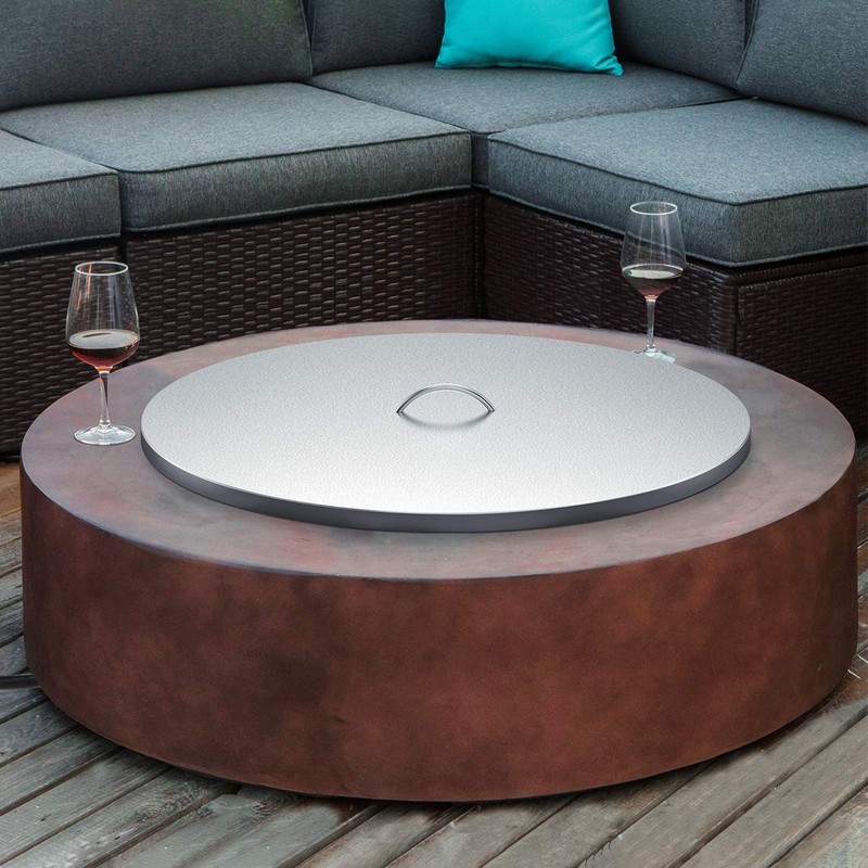 Stanbroil 34" Stainless Steel Fire Pit Cover Fits 31" &