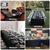 BHOMTY Rectangular Polyester Tablecloth For Table Decorations for Wedding, Party,