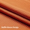 No Hook Shower Curtain with Snap in Fabric Liner, Waffle