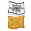 Pirate Flag Cookie Cutter - 4x3.38 Inches, Perfect for Nautical