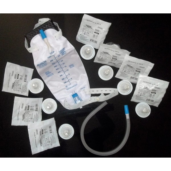 UltraFlex Complete Kit Urinary Incontinence One-Week, 7-Condom Catheters External