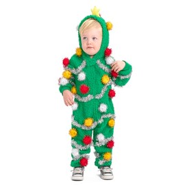 Tipsy Elves Christmas Baby/Toddler Oh Christmas Tree Jumpsuit Size 4T