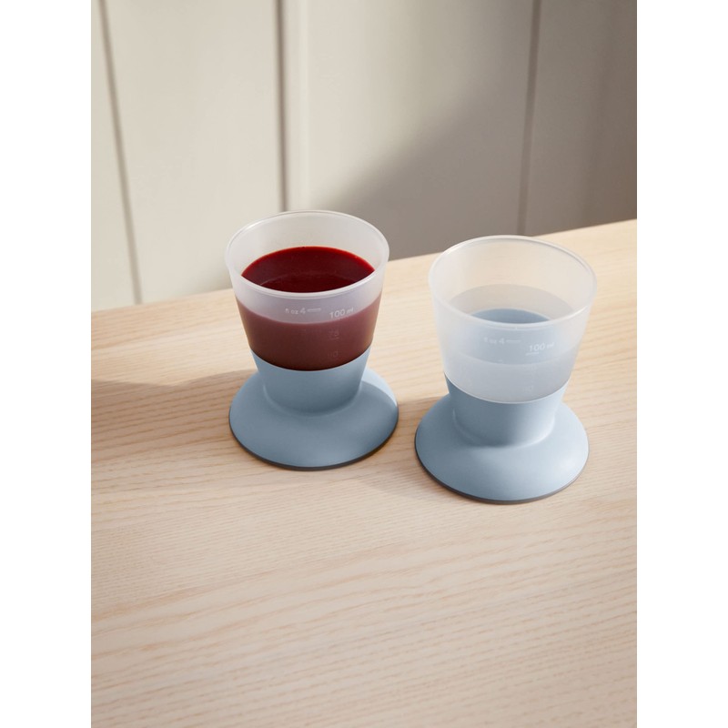 BabyBjörn 4 Piece Children's Tableware Set, Pale Blue