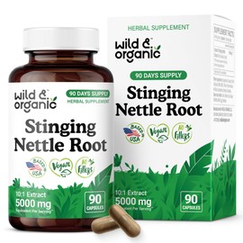 Stinging Nettle Root Capsules - 90 Count - Natural Support for Urinary Health