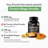 Turmeric Curcumin with Ginger – 1750mg High-Potency Formula with 95%