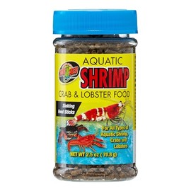 Zoo Med Laboratories SZMZM18 Aquatic Shrimp Crab Lobster Food, 2.5-Ounce